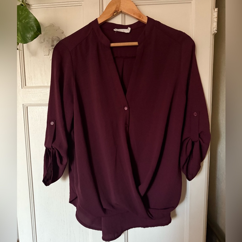 Lush cross front blouse